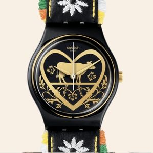 Swatch NWT Vintage Swiss Cow Bell watch
